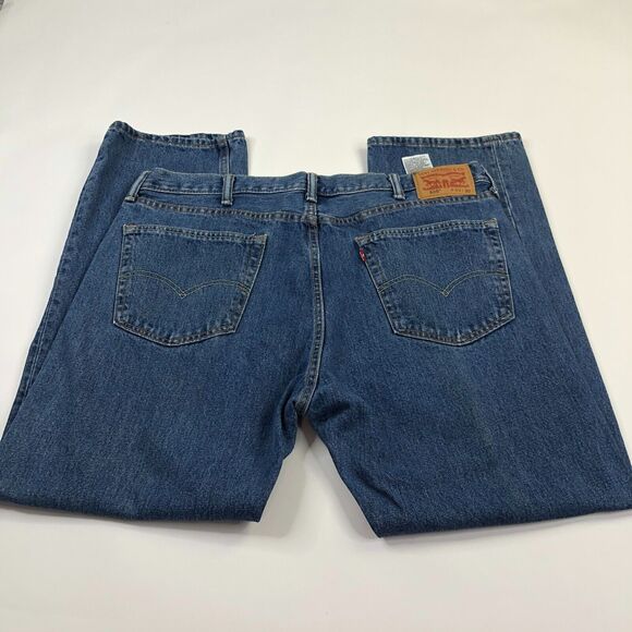 Levi's 505 Straight Leg 40W 30L Tag (Actual 39W 30L) Men's Denim Jeans - Picture 1 of 8